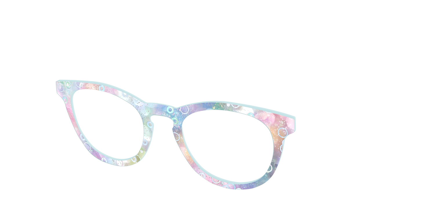 The Mermaid Bokeh with Bubble Glitter - Angle Top Image - Pair Eyewear