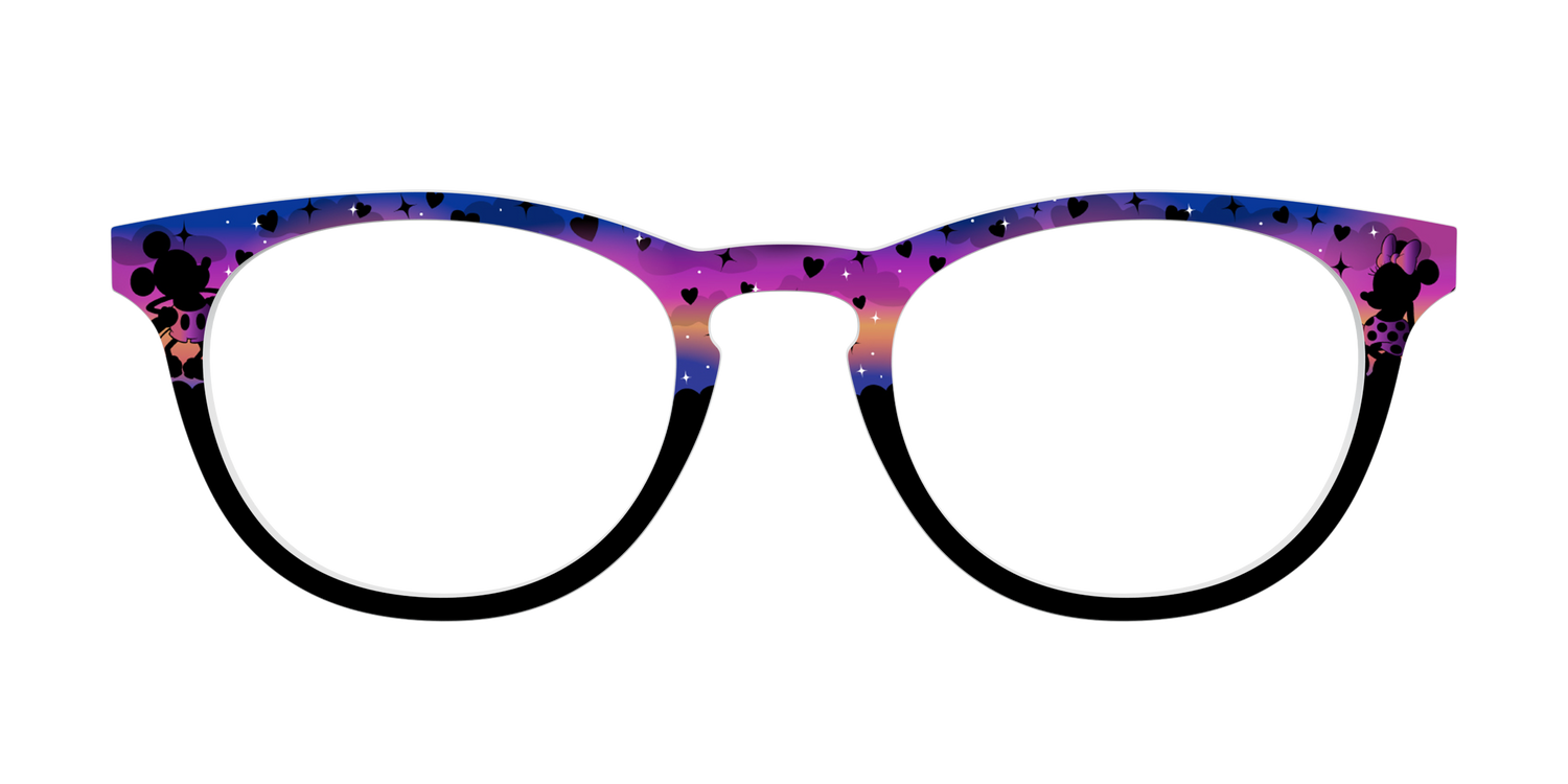 The Mickey & Minnie Shadow Play - Front Top Image - Pair Eyewear