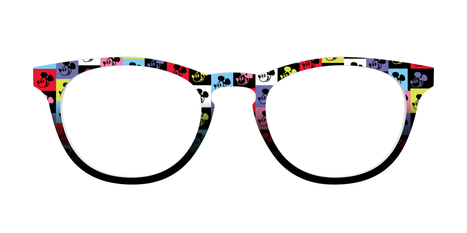 The Mickey Check - Front Top Image - Pair Eyewear