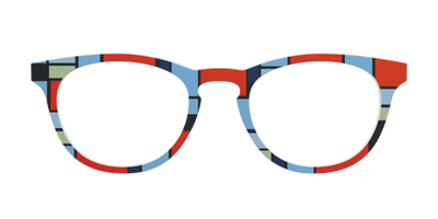 Mondrian Composition - Front Top Thumbnail - Pair Eyewear