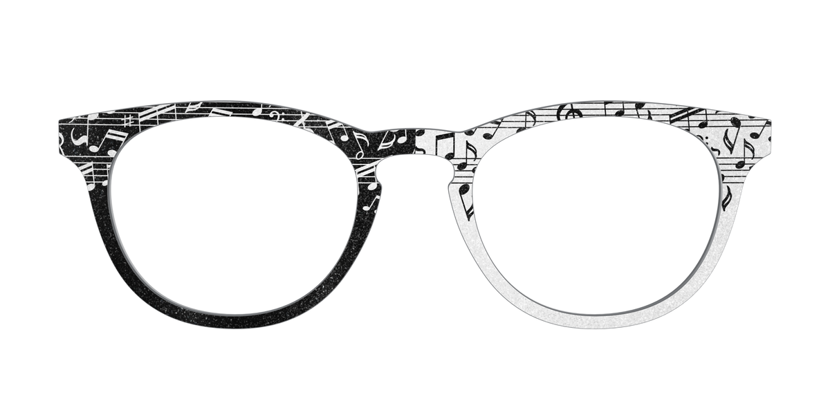 The Musical Shimmer Split - Front Top Image - Pair Eyewear
