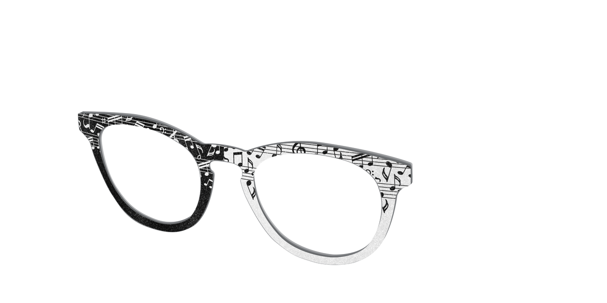 The Musical Shimmer Split - Angle Top Image - Pair Eyewear