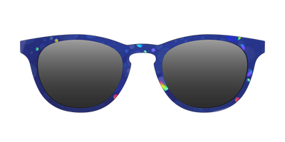 The Polarized Navy Holographic Bubbles Sun Top