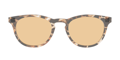 The Neutral Tort Crystal With Umber Brown Lens - Front Top Thumbnail - Pair Eyewear