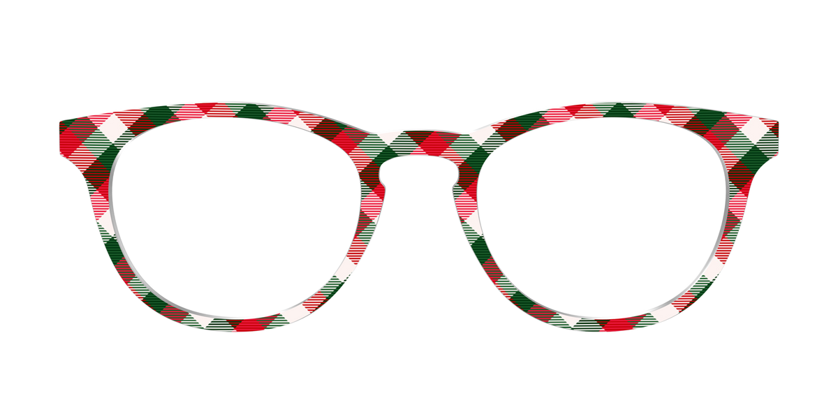 The Nice List Plaid - Front Top Image - Pair Eyewear