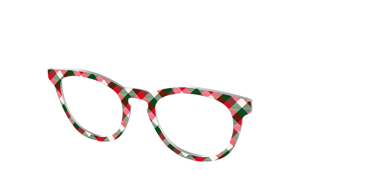 The Nice List Plaid - Angle Top Image - Pair Eyewear