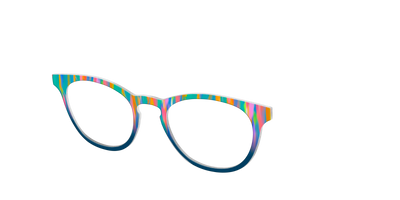 The Oasis Stripes - Angle Top Thumbnail - Pair Eyewear