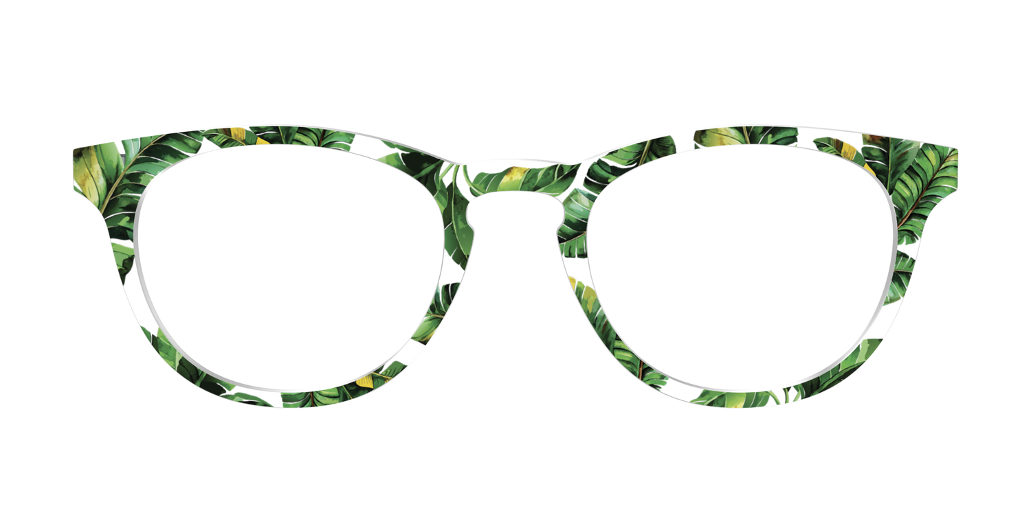 The Palm Leaves Crystal - Front Top Image - Pair Eyewear