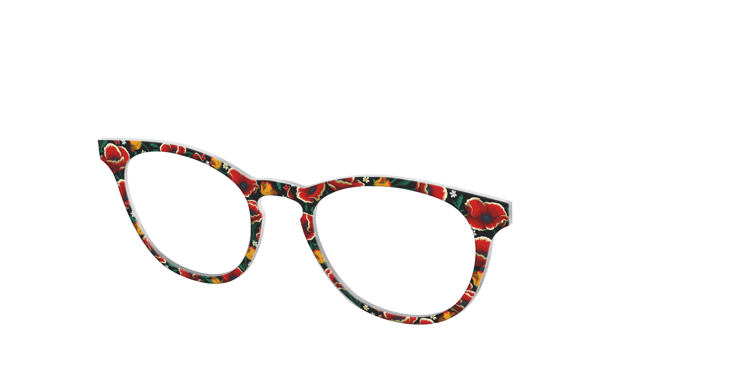 The Passionate Poppies - Angle Top Image - Pair Eyewear