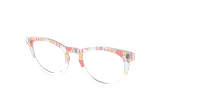 The Patchwork Hexagon Crystal Split - Angle Top Thumbnail - Pair Eyewear