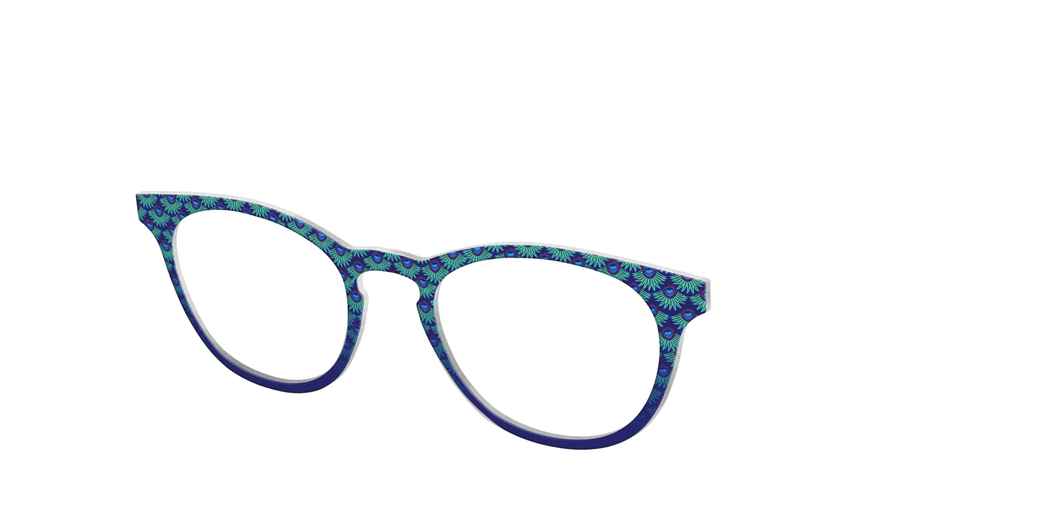 The Peacock Scallop - Angle Top Image - Pair Eyewear