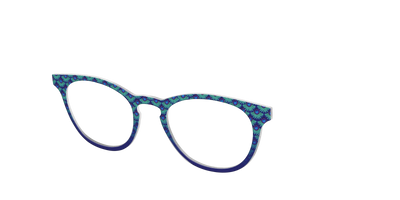 The Peacock Scallop - Angle Top Thumbnail - Pair Eyewear