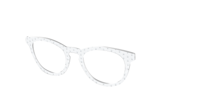 The Pearl Shimmer Polka Dots - Angle Top Thumbnail - Pair Eyewear
