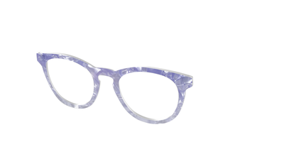 The Peri Pearl Crystal - Angle Top Thumbnail - Pair Eyewear