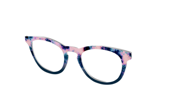 The Petal Pink Tie-Dye - Angle Top Thumbnail - Pair Eyewear