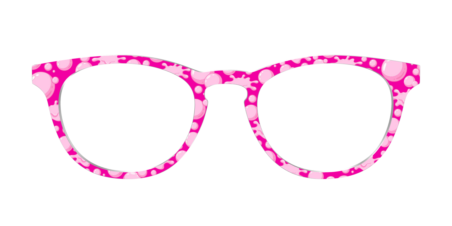 The Pink Pop Bubbles - Front Top Image - Pair Eyewear