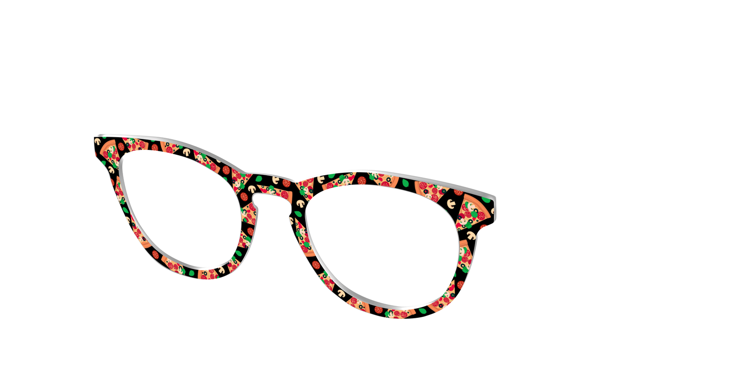 The Pizza Slices - Angle Top Image - Pair Eyewear