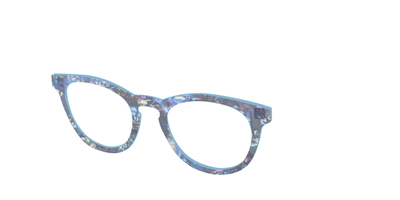 The Pluto Pearl Crystal - Angle Top Thumbnail - Pair Eyewear