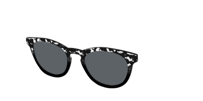 The Polarized Bold Black & White Tortoise Sun Top - Angle Top Thumbnail - Pair Eyewear