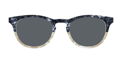 The Polarized Navy to Taupe Pearl Split Sun Top - Front Top Thumbnail - Pair Eyewear