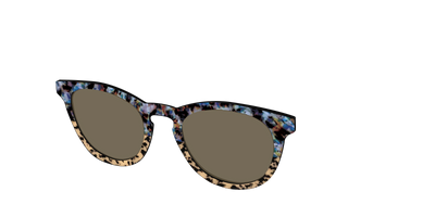 The Polarized Oasis Tortoise Split Sun Top - Angle Top Thumbnail - Pair Eyewear