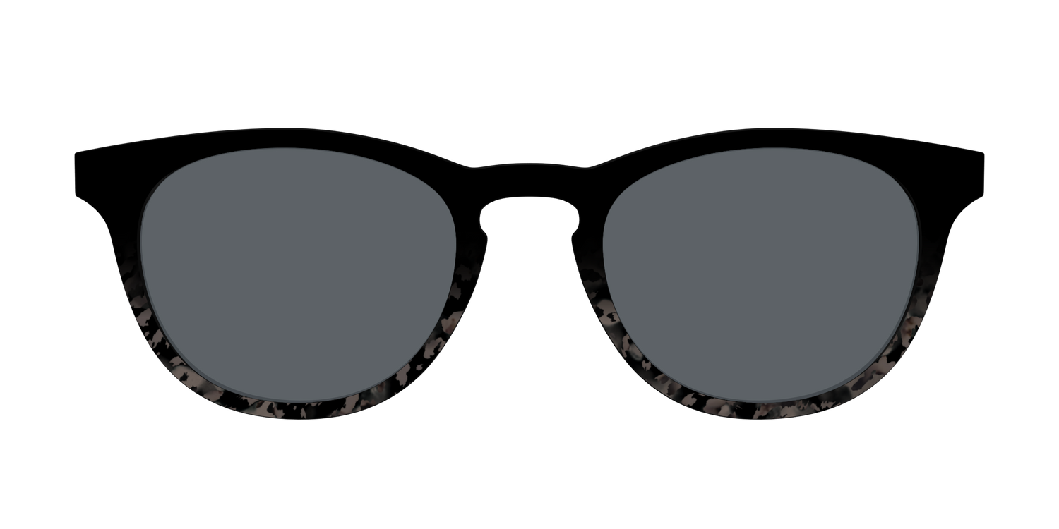 The Polarized Shaded Tortoise Sun Top - Front Top Image - Pair Eyewear
