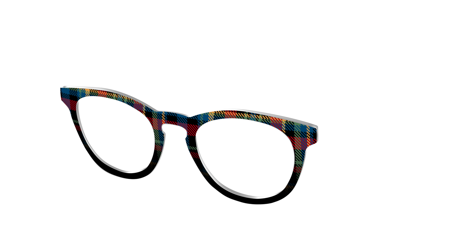 The Principal Plaid - Angle Top Image - Pair Eyewear