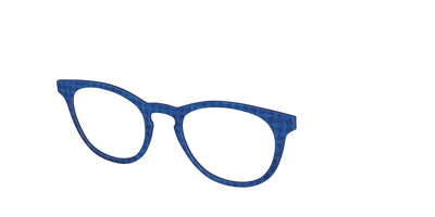 The Prussian Blue Pinwheels - Angle Top Thumbnail - Pair Eyewear