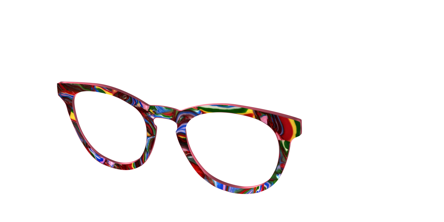 The Radiant Pearl Marble - Angle Top Image - Pair Eyewear