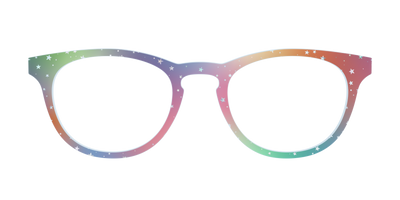 The Rainbow Holographic Celestial - Front Top Thumbnail - Pair Eyewear