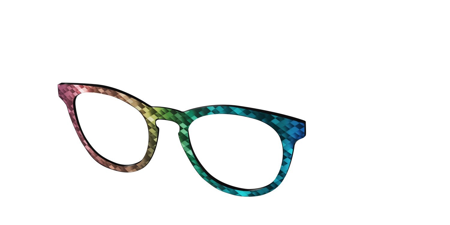 The Rainbow Prism - Angle Top Image - Pair Eyewear