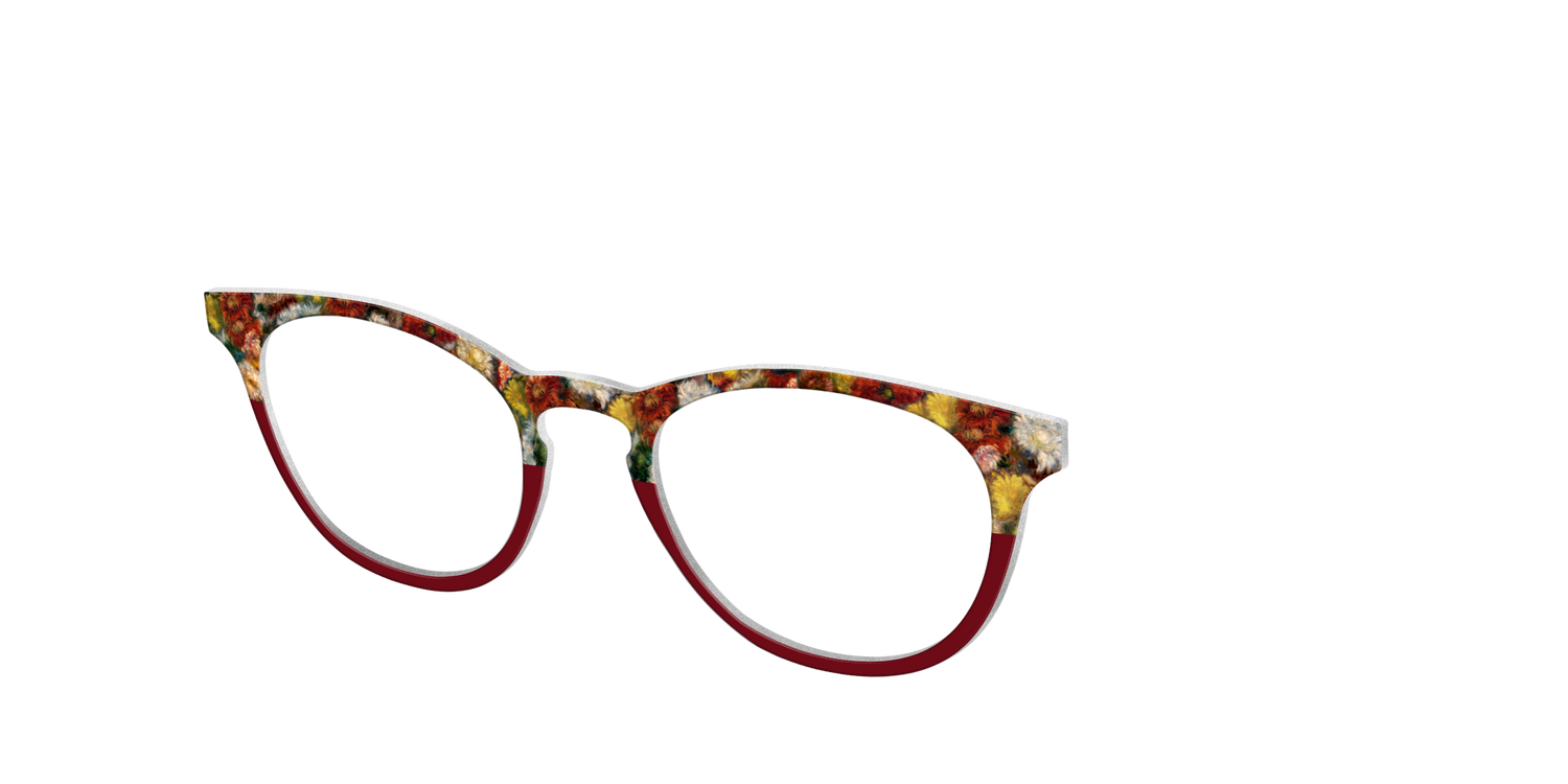 Renoir Bouquet of Chrysanthemums - Angle Top Image - Pair Eyewear