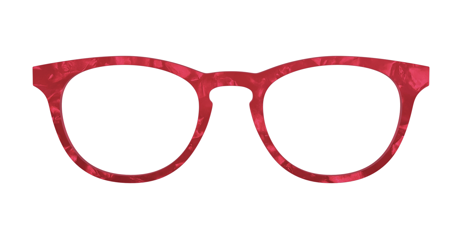 The Ruby Pearl Marble - Front Top Image - Pair Eyewear
