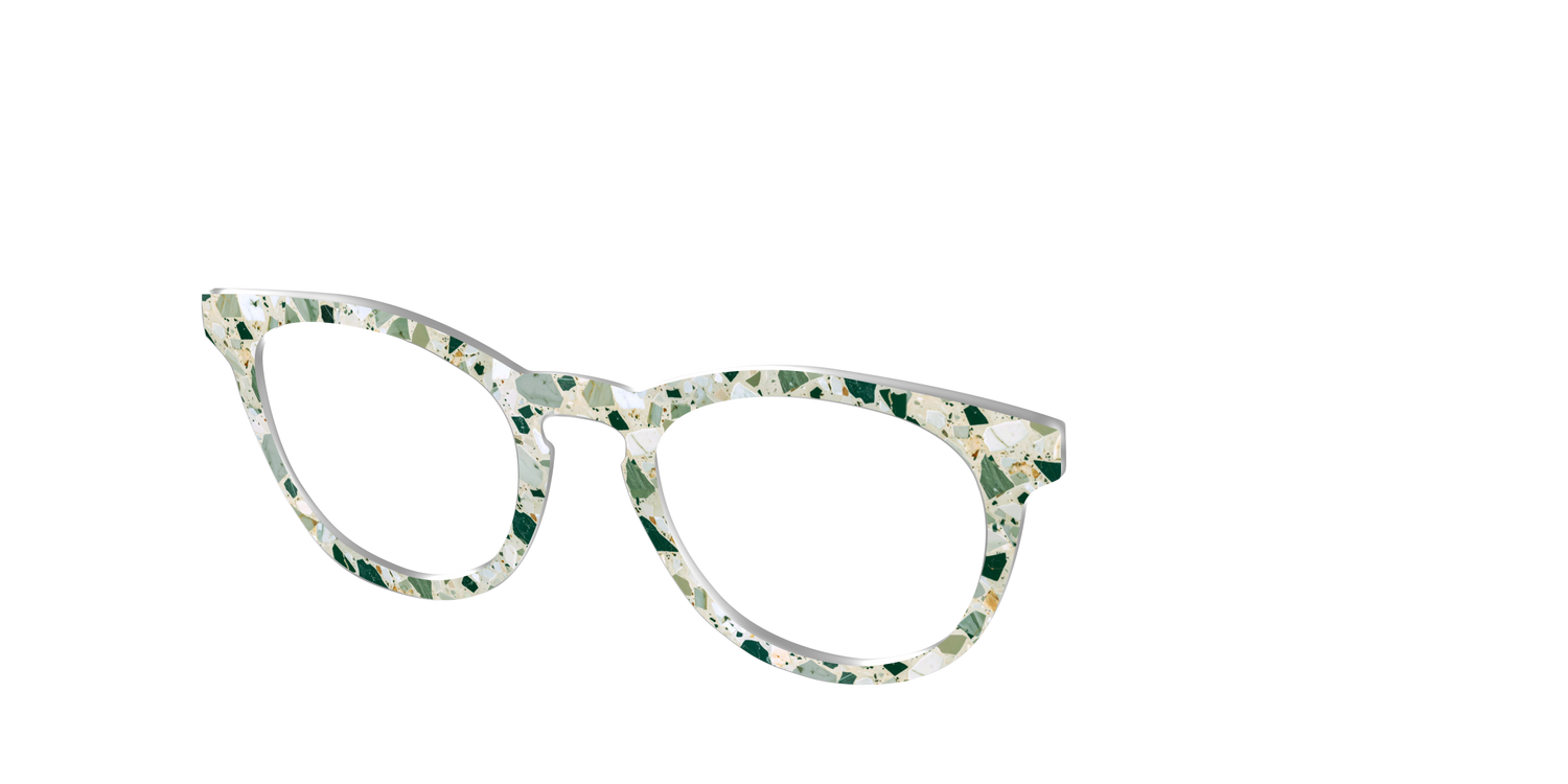 The Sage Terrazzo - Angle Top Image - Pair Eyewear