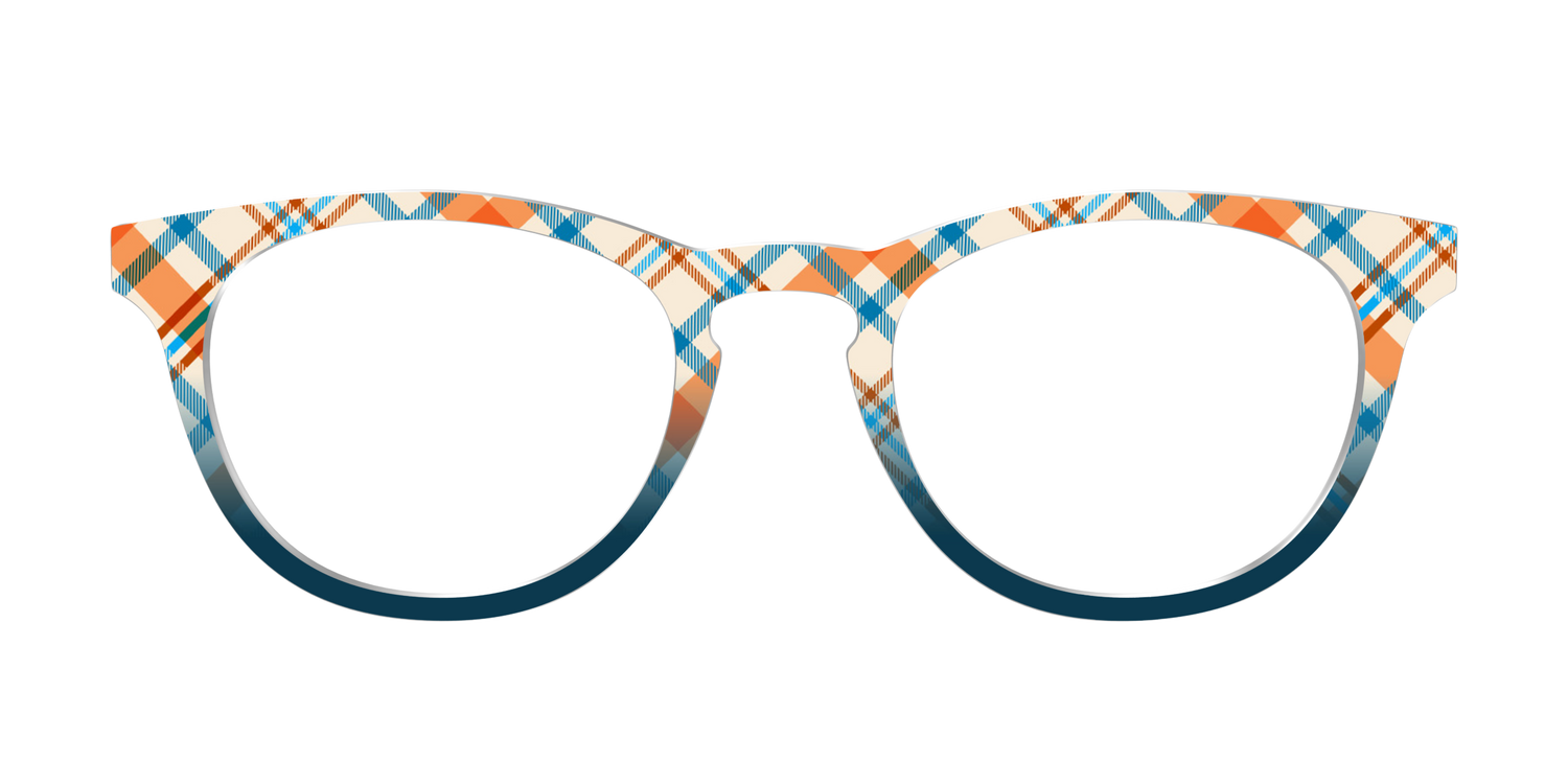 The Sailing Plaid - Front Top Image - Pair Eyewear