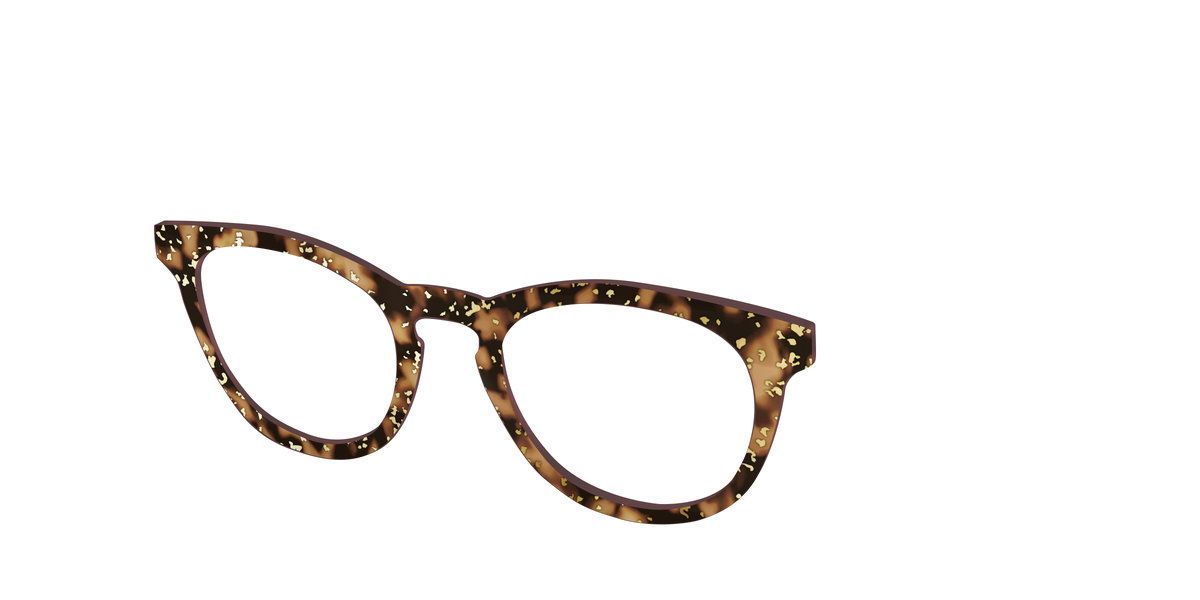 The Sandalwood Tortoise with Gold Foil - Angle Top Image - Pair Eyewear