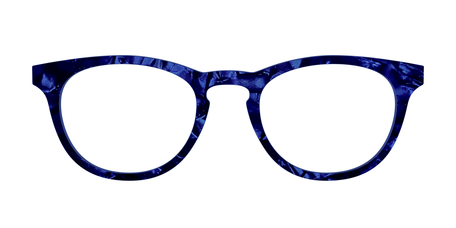 The Sapphire Pearl Marble - Front Top Image - Pair Eyewear