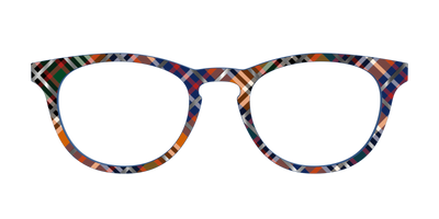 The Scholastic Plaid with Foil - Front Top Thumbnail - Pair Eyewear