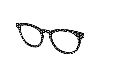 The Silver Foil Mickey - Angle Top Thumbnail - Pair Eyewear
