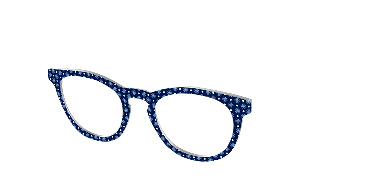 The Snowflake Polka Dot - Angle Top Image - Pair Eyewear