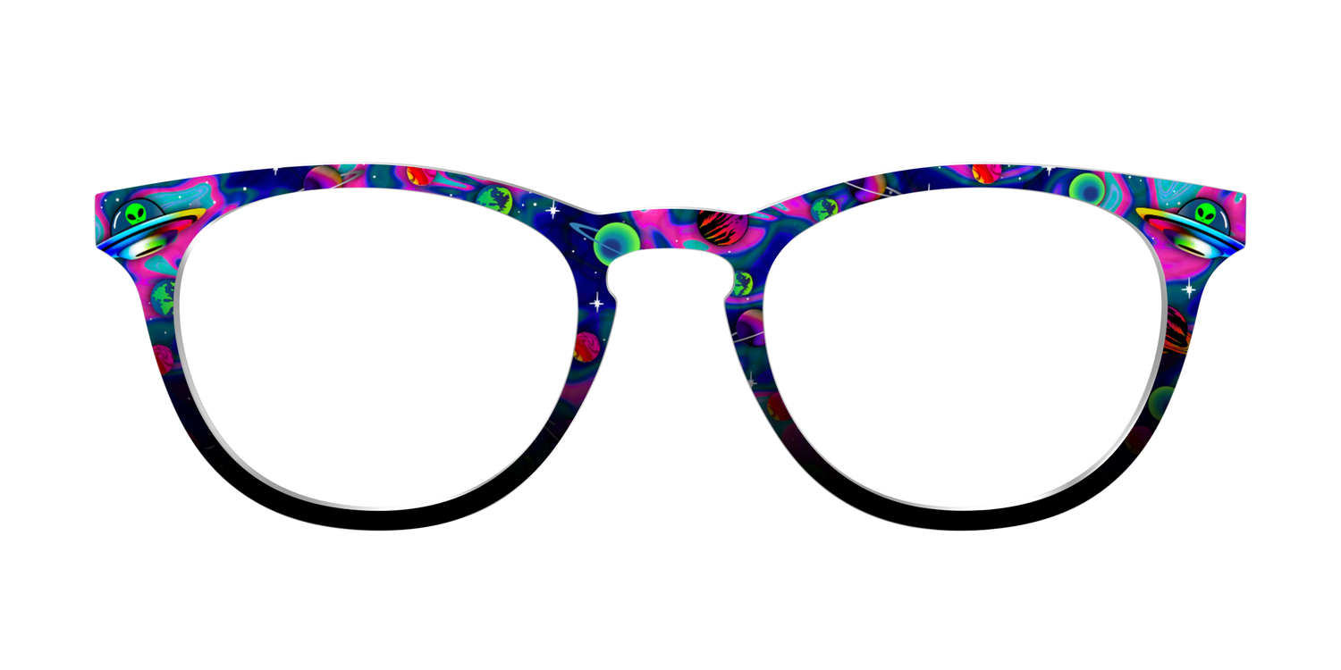The Space Invasion Marble - Front Top Image - Pair Eyewear