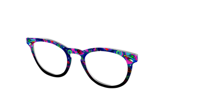 The Space Invasion Marble - Angle Top Thumbnail - Pair Eyewear