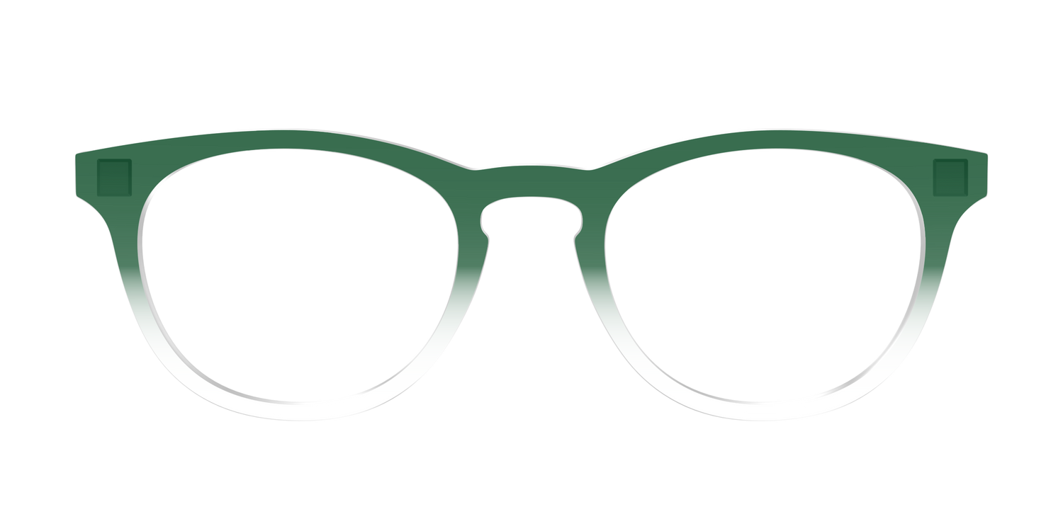 The Spruce Gradient Crystal - Front Top Image - Pair Eyewear