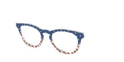 The Starry Gingham Split - Angle Top Thumbnail - Pair Eyewear