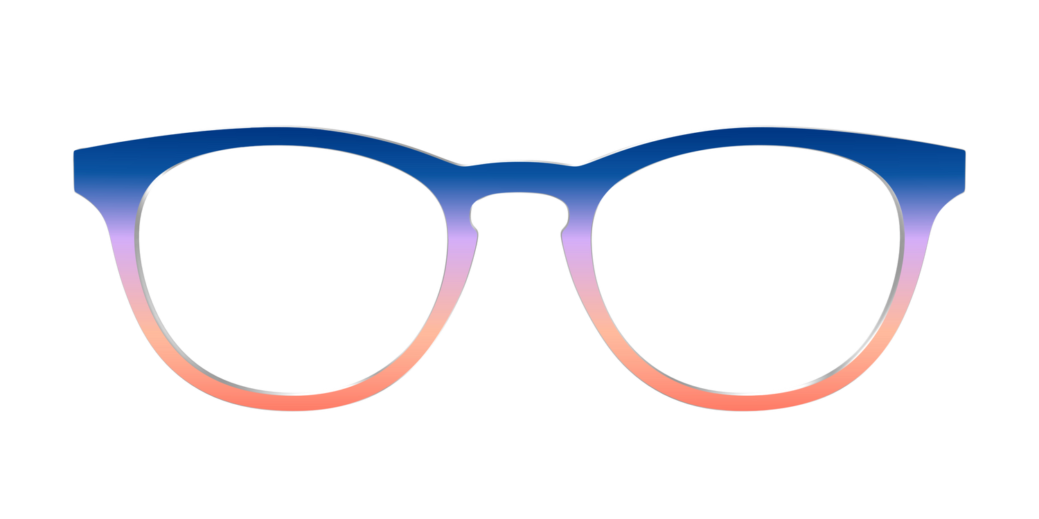 The Sundown Gradient - Front Top Image - Pair Eyewear