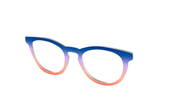 The Sundown Gradient - Angle Top Thumbnail - Pair Eyewear