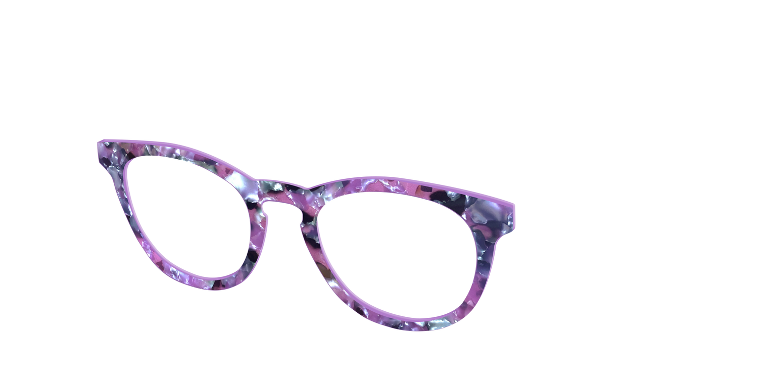 The Sunset Hibiscus Pearl Tortoise - Angle Top Image - Pair Eyewear