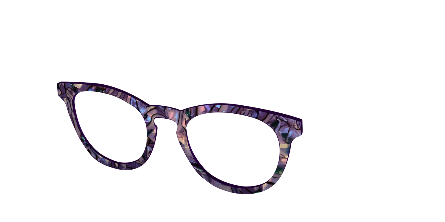 The Thistle Pearl Shell - Angle Top Image - Pair Eyewear