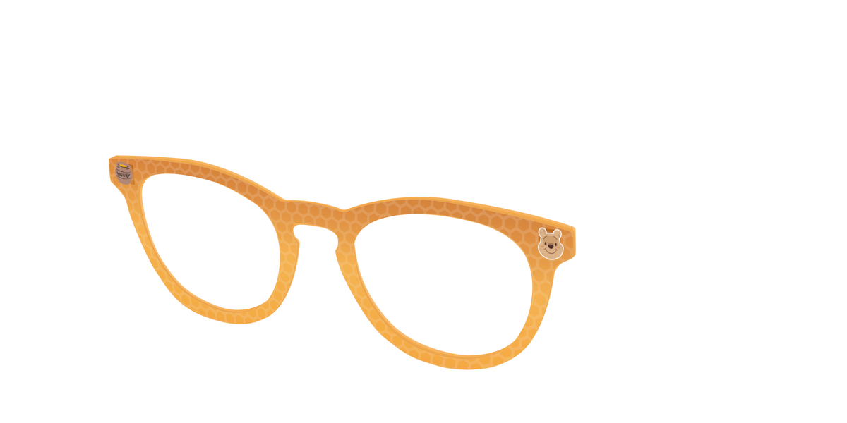 Time for Hunny Crystal Honeycomb - Angle Top Image - Pair Eyewear