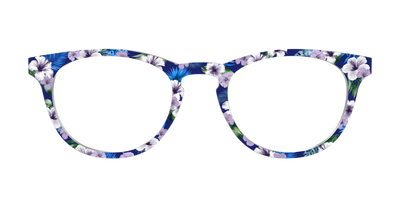 The Tropical Blue Blossoms - Front Top Thumbnail - Pair Eyewear